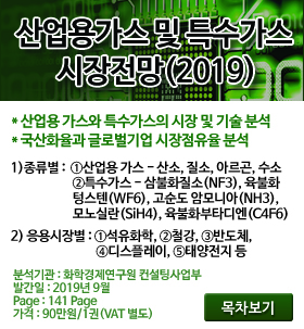 산업용가스 및 특수가스 시장전망
